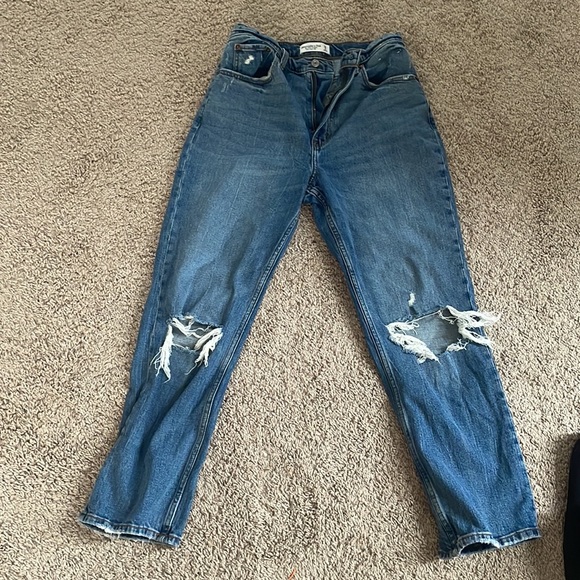 Abercrombie ankle straight ultra high rise 28 6 regular jeans - Picture 2 of 3